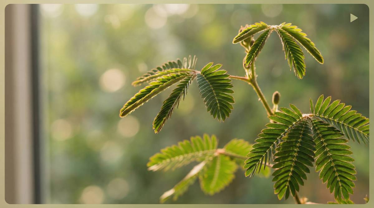 大奶：含羞草触碰反应视频